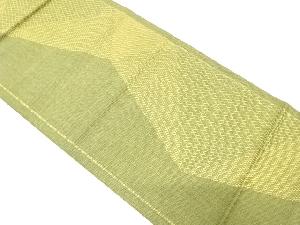 幾何学模様織り出し名古屋帯